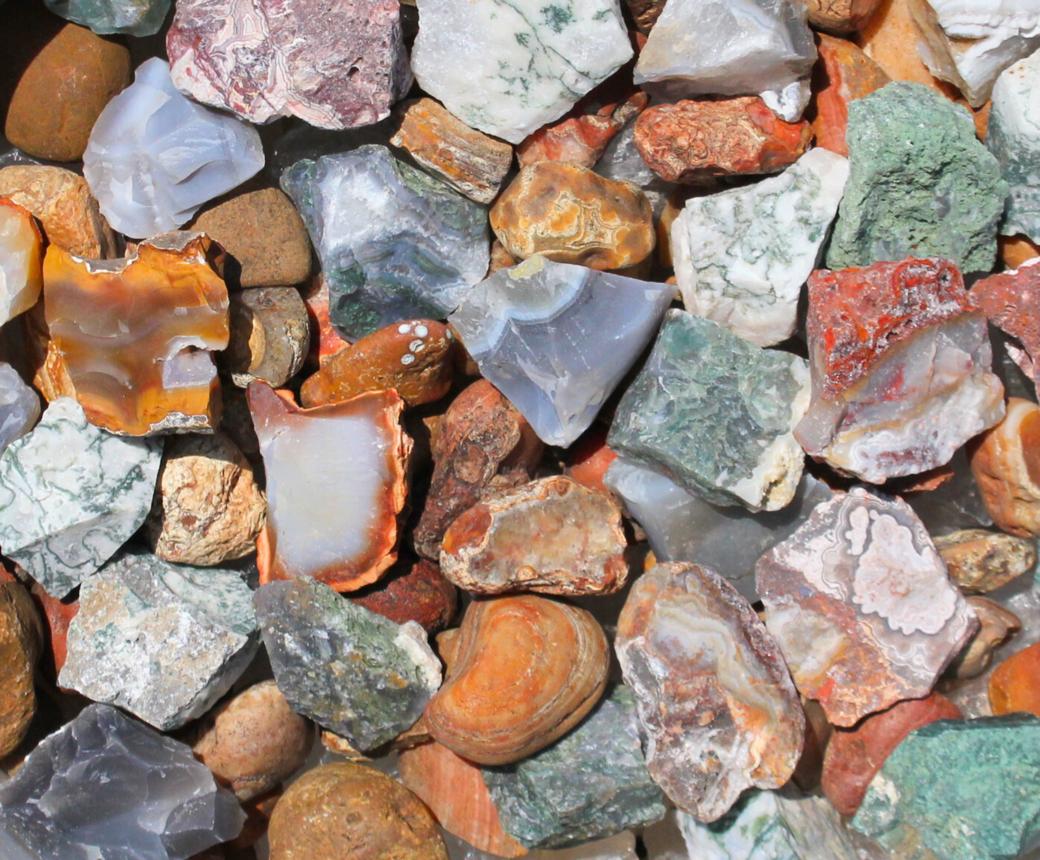 Rough desert stones