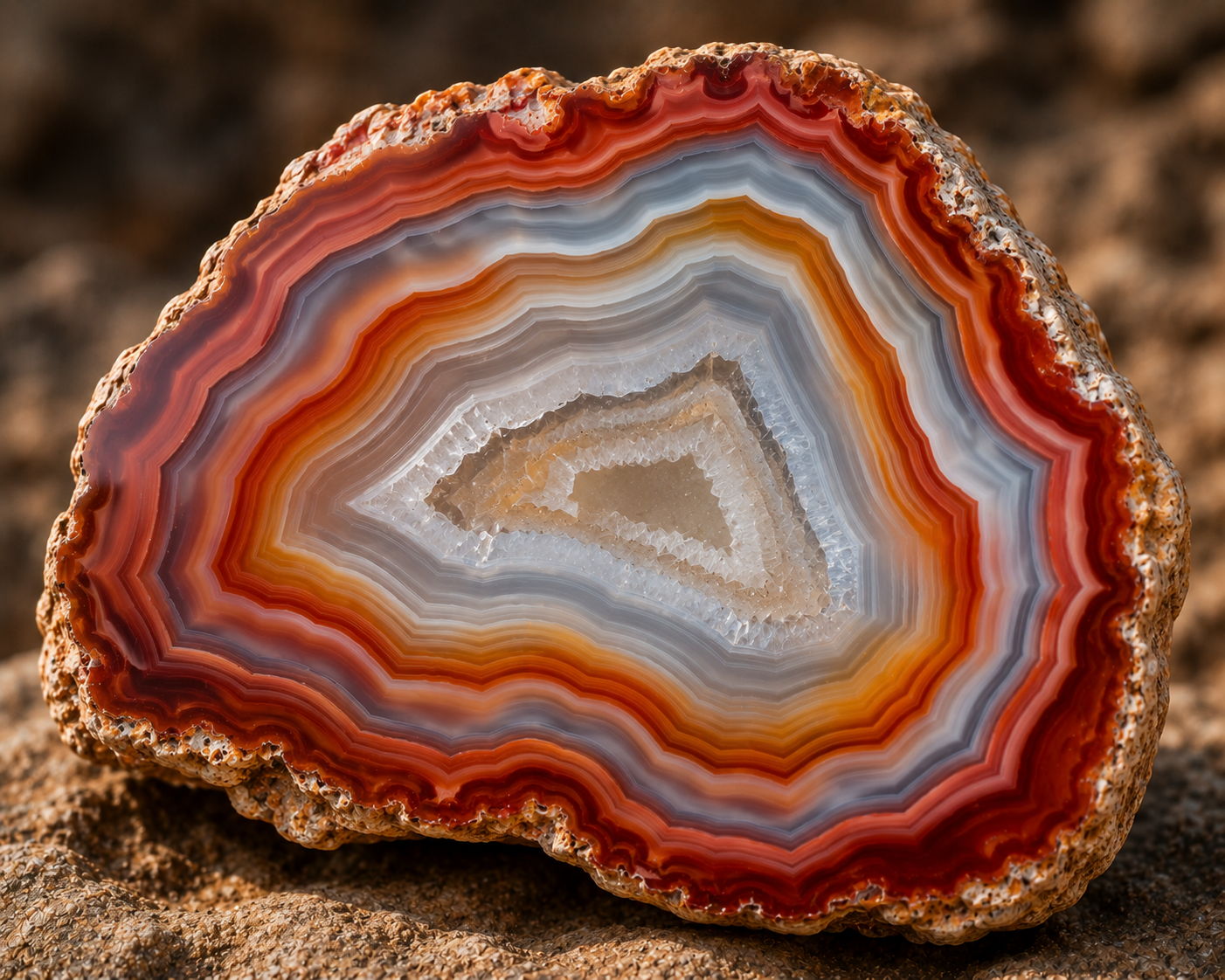 Agate slab