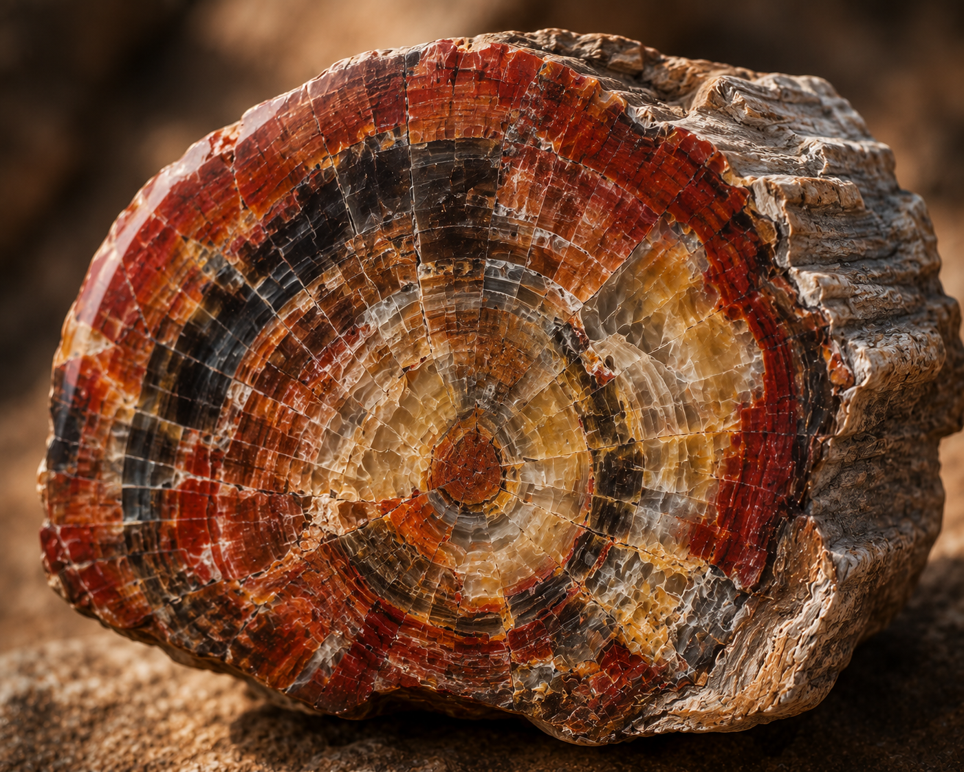 Petrified wood