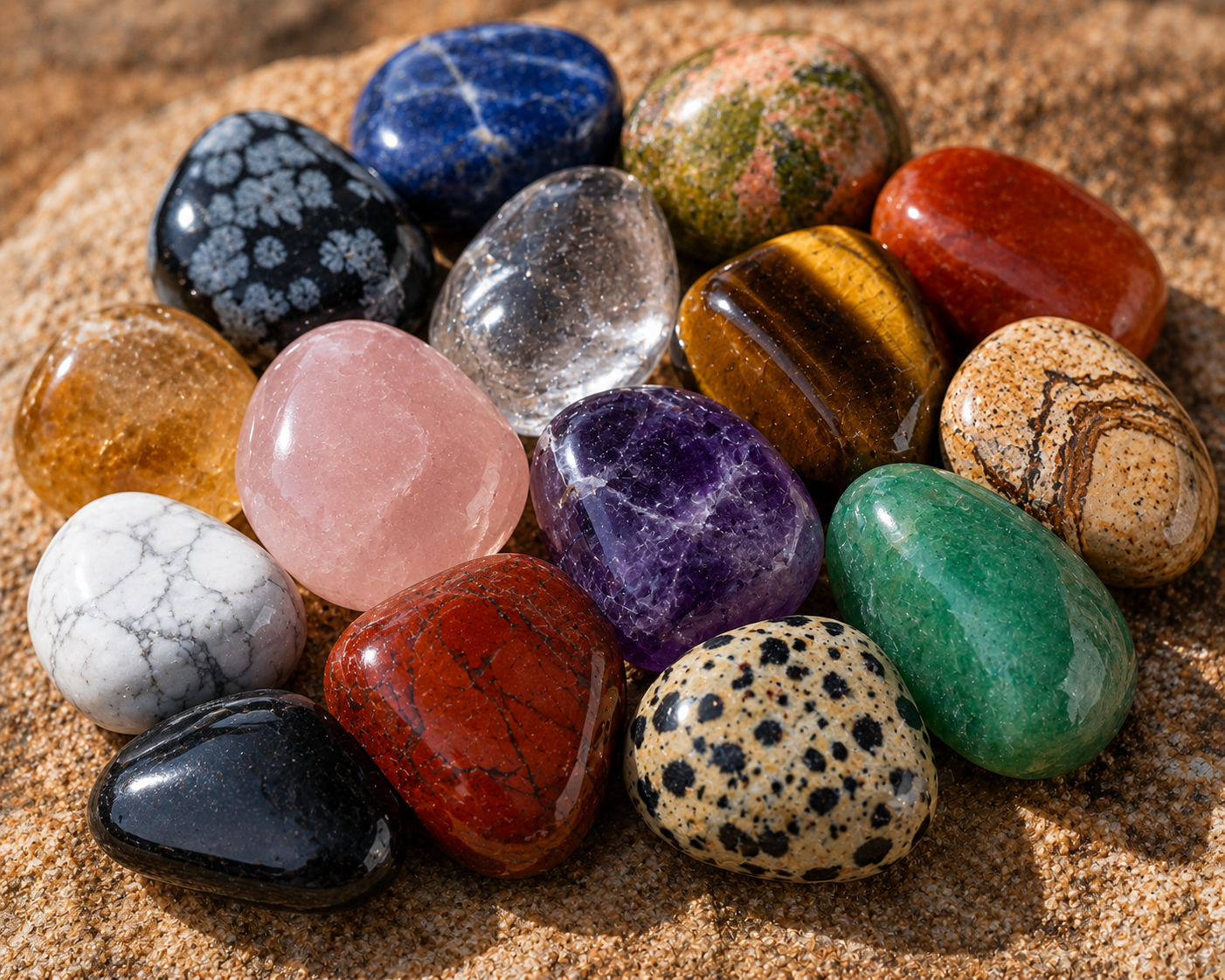 Tumbled stone mix